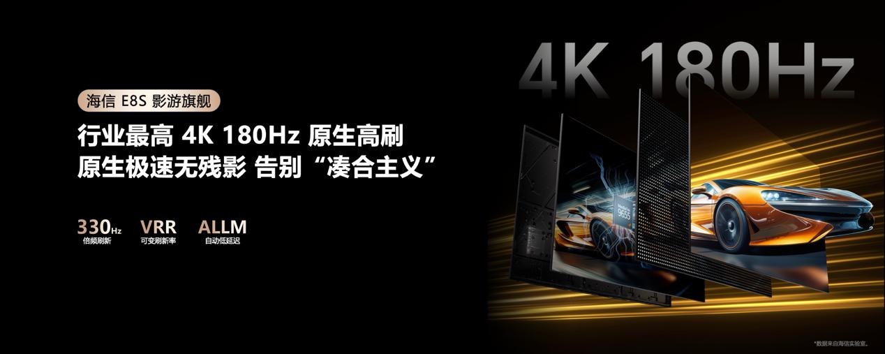 海信发布2026影游旗舰E8S新品，开启RGB-Mini LED换代风暴-游戏价值论